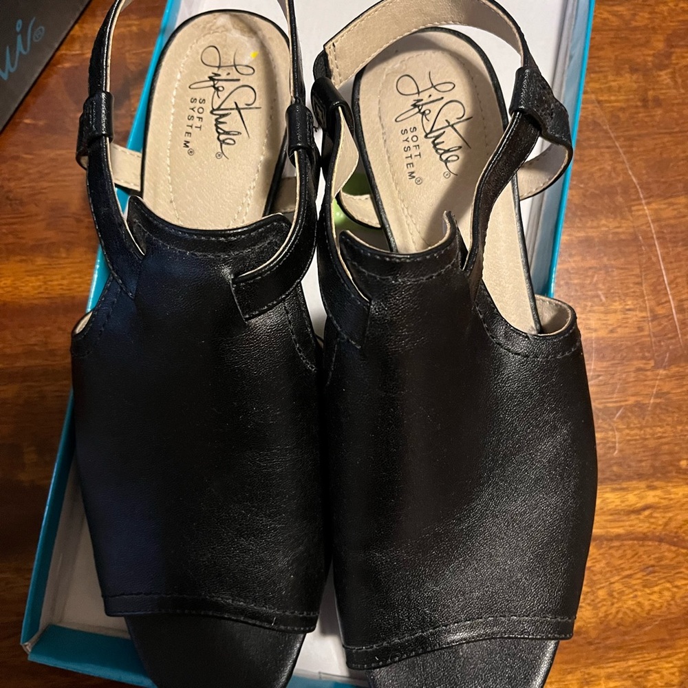 Life stride heeled sandals